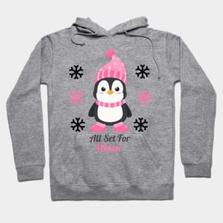 All Set For Winter - Cute Penguin Hoodie